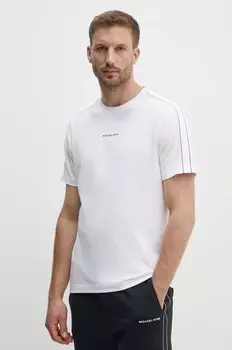 Хлопковая футболка Michael Kors, белый