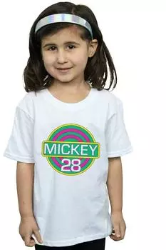 Хлопковая футболка Mickey Mouse Mickey 28 Disney, белый