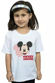 Хлопковая футболка Mickey Mouse Move Disney, белый