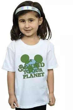 Хлопковая футболка «Микки Маус Be Kind» Disney, белый