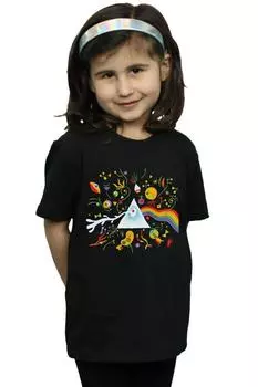 Хлопковая футболка Miro 70s Prism Pink Floyd, черный