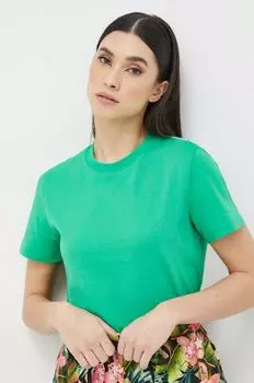 Хлопковая футболка Miss Sixty, зеленый