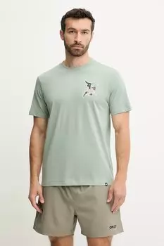 Хлопковая футболка MLB Detroit Tigers 47 Brand, зеленый