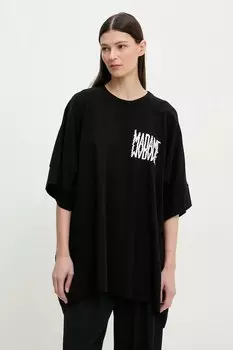 Хлопковая футболка Mmc Studio, черный