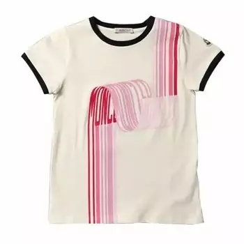 Хлопковая футболка Moncler, белый