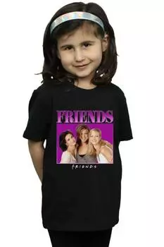 Хлопковая футболка Monica Rachel Phoebe Homage Friends, черный