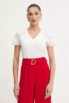 Хлопковая футболка Morgan, белый