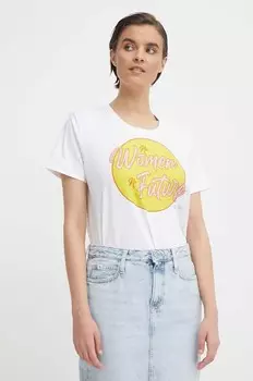 Хлопковая футболка Mos Mosh, белый