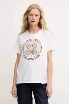 Хлопковая футболка Mos Mosh, белый