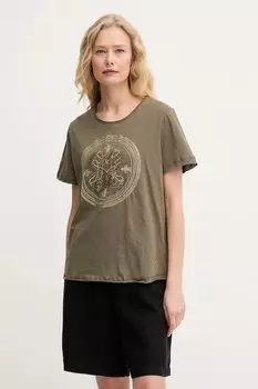 Хлопковая футболка Mos Mosh, зеленый