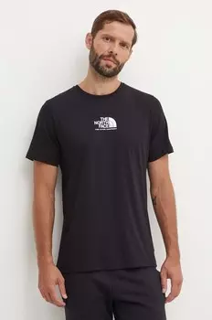 Хлопковая футболка MS/S Fine Alpine Equipment Tee 3 The North Face, черный