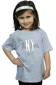 Хлопковая футболка «Нью-Йорк Сити» Friends, серый