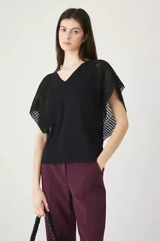 Хлопковая футболка наизнанку Medicine, черный