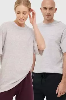 Хлопковая футболка NAO SERATI & PRIDE Reebok, серый