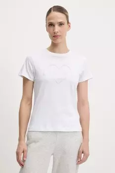 Хлопковая футболка Narciso Guess, белый