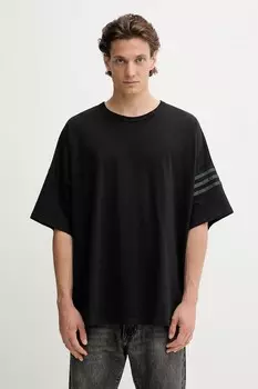 Хлопковая футболка Neu C Tee Adidas Originals, черный