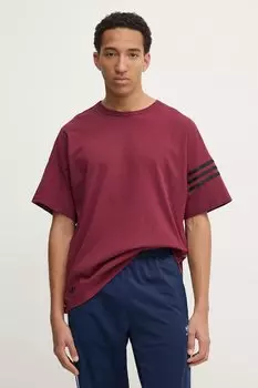 Хлопковая футболка Neuclassics Adidas Originals, бордовый