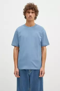 Хлопковая футболка New Balance Athletics, синий