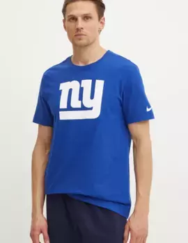 Хлопковая футболка New York Giants Nike, синий