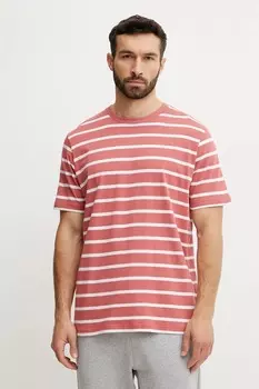 Хлопковая футболка NEWPORT Helly Hansen, розовый