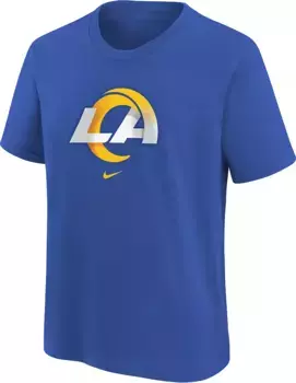 Хлопковая футболка Nike Youth Los Angeles Rams с логотипом Royal