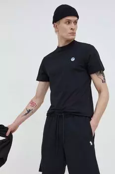 Хлопковая футболка North Sails, черный