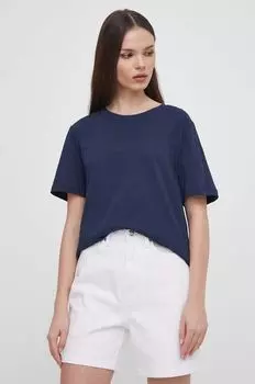 Хлопковая футболка North Sails, темно-синий