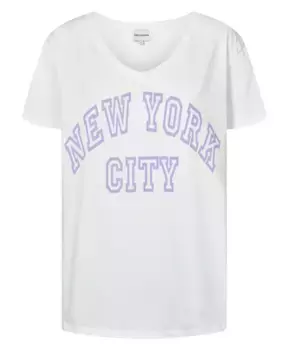 Хлопковая футболка Nyc с графическим принтом American Dreams, белый