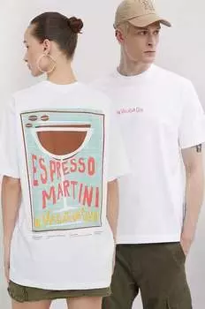 Хлопковая футболка On Vacation, белый