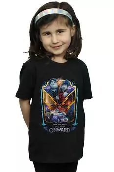 Хлопковая футболка Onward Group с гербом Disney, черный