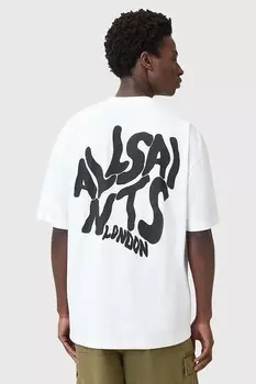 Хлопковая футболка Orlando Allsaints, белый