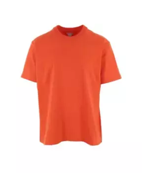 Хлопковая футболка оверсайз Bottega Veneta, оранжевый