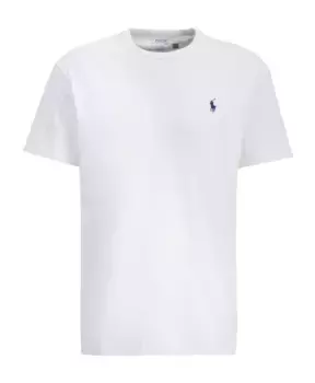 Хлопковая футболка оверсайз Polo Ralph Lauren, белый