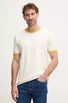 Хлопковая футболка PACEY Pepe Jeans, бежевый