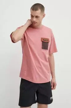 Хлопковая футболка Painted Peak Columbia, розовый