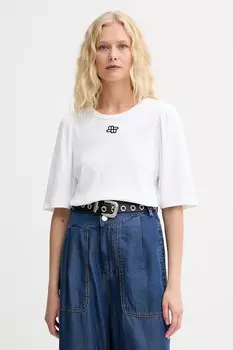 Хлопковая футболка PARSA Munthe, белый