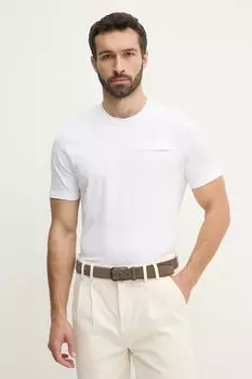 Хлопковая футболка Paul&Shark, белый