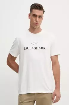 Хлопковая футболка Paul&Shark, белый