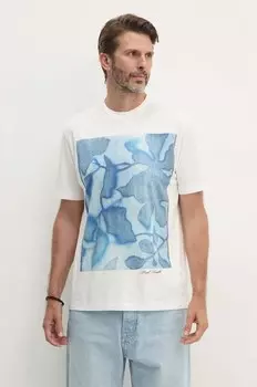 Хлопковая футболка Paul Smith, белый