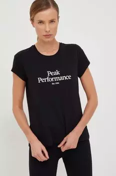 Хлопковая футболка Peak Performance, белый