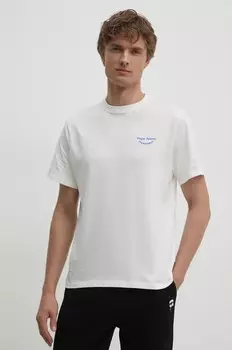 Хлопковая футболка Pepe Jeans ARIS, белый