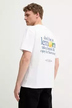 Хлопковая футболка Pepe Jeans, белый