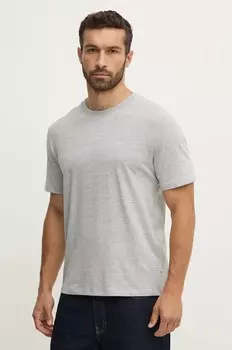 Хлопковая футболка Pepe Jeans Connor, серый