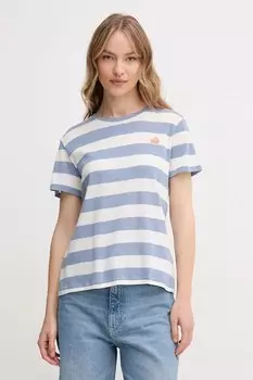 Хлопковая футболка Pepe Jeans, синий