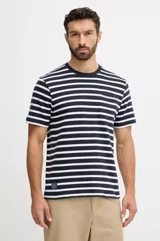 Хлопковая футболка Pepe Jeans, темно-синий