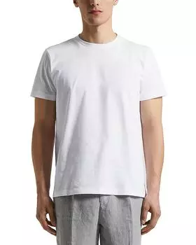 Хлопковая футболка Peserico, белый