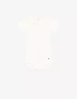 Хлопковая футболка Petit Bateau, белый