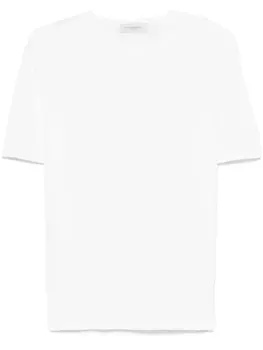 Хлопковая футболка Piacenza Cashmere, белый