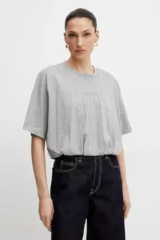Хлопковая футболка Pinko, белый