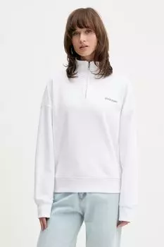 Хлопковая футболка Pinko, бежевый